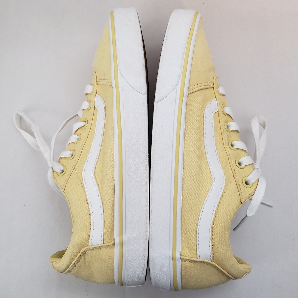 VANS yellow and white Sneakers Women's Size 8.5
